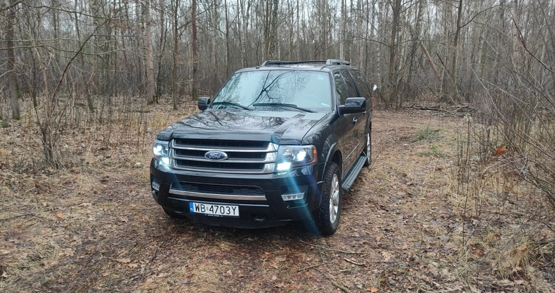 Ford Expedition cena 128900 przebieg: 186000, rok produkcji 2017 z Warszawa małe 667
